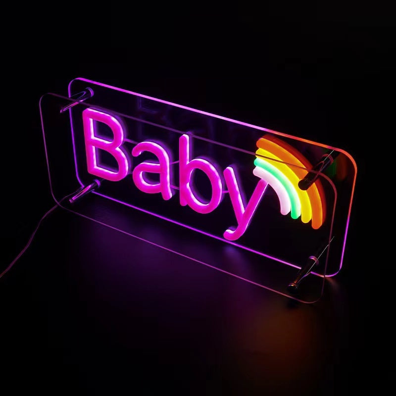 Acrylic Desktop Rainbow Neon Creative Decoration