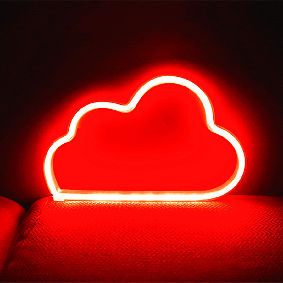 Clouds Neon Shape Light Night Light Decoration Wall Hanging