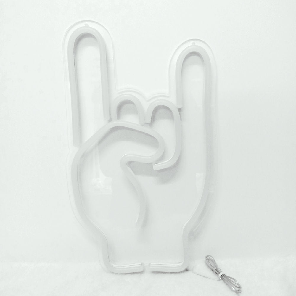 Creative Gifts Rock Gestures Neon Decorations